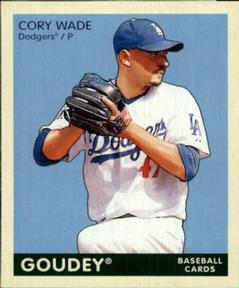 2009 Upper Deck Goudey - Mini Green Back #95 Cory Wade Front
