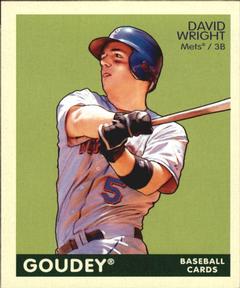 2009 Upper Deck Goudey - Mini Green Back #125 David Wright Front