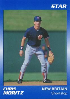1989 Star New Britain Red Sox - Platinum #11 Chris Moritz Front