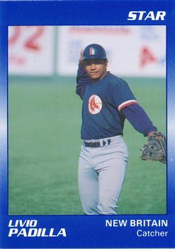 1989 Star New Britain Red Sox - Platinum #13 Livio Padilla Front