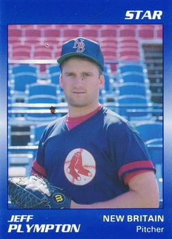 1989 Star New Britain Red Sox - Platinum #16 Jeff Plympton Front