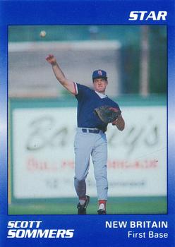 1989 Star New Britain Red Sox - Platinum #19 Scott Sommers Front