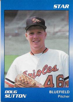 1989 Star Bluefield Orioles - Platinum #23 Doug Sutton Front