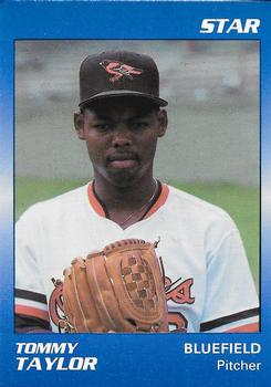 1989 Star Bluefield Orioles - Platinum #24 Tommy Taylor Front