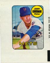 1969 Topps - Decals #NNO Jerry Koosman Front