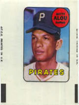 1969 Topps - Decals #NNO Matty Alou Front