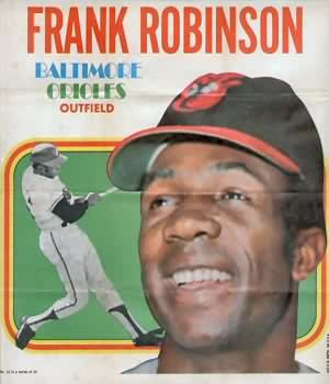1970 Topps - Posters #12 Frank Robinson Front