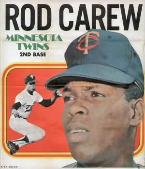 1970 Topps - Posters #16 Rod Carew Front
