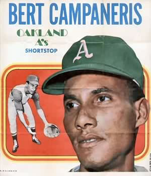 1970 Topps - Posters #23 Bert Campaneris Front