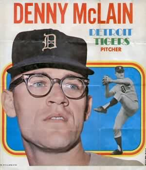 1970 Topps - Posters #24 Denny McLain Front