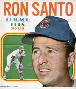 1970 Topps - Posters #5 Ron Santo Front