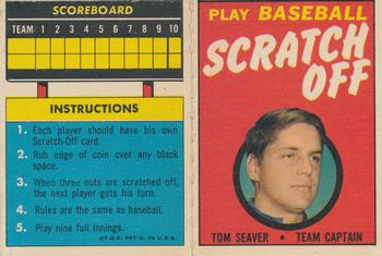 1970 Topps - Scratch-Offs #NNO Tom Seaver Front
