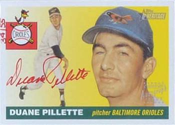 2004 Topps Heritage - Real One Autographs Red Ink #RO-DP Duane Pillette Front