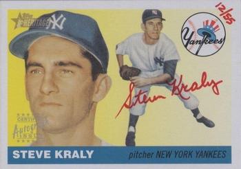 2004 Topps Heritage - Real One Autographs Red Ink #RO-SK Steve Kraly Front