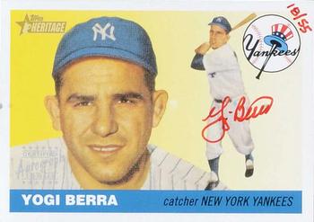 2004 Topps Heritage - Real One Autographs Red Ink #RO-YB Yogi Berra Front