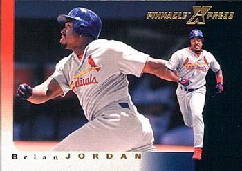 1997 Pinnacle X-Press #108 Brian Jordan Front