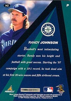 1997 Pinnacle X-Press #142 Randy Johnson Back