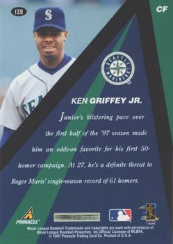 1997 Pinnacle X-Press #139 Ken Griffey Jr. Back