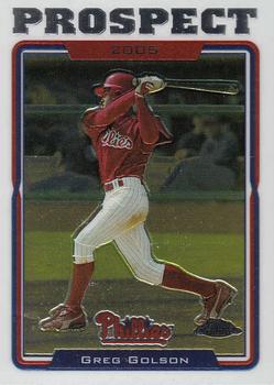 2005 Topps Chrome Updates & Highlights #UH95 Greg Golson Front