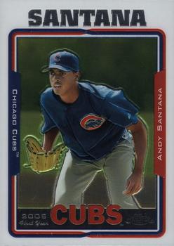 2005 Topps Chrome Updates & Highlights #UH187 Andy Santana Front