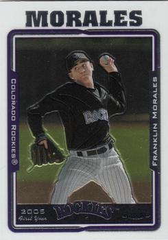 2005 Topps Chrome Updates & Highlights #UH191 Franklin Morales Front