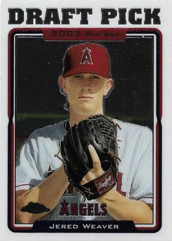 2005 Topps Chrome Updates & Highlights #UH197 Jered Weaver Front