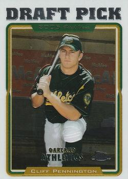 2005 Topps Chrome Updates & Highlights #UH204 Cliff Pennington Front