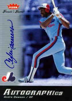 2006 Fleer Greats of the Game - Autographics #GG-AD Andre Dawson Front