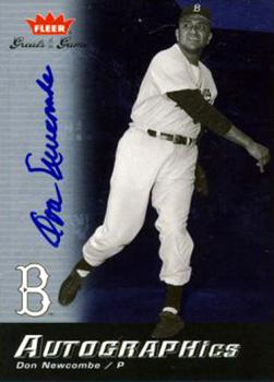 2006 Fleer Greats of the Game - Autographics #GG-DN Don Newcombe Front
