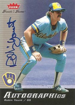 2006 Fleer Greats of the Game - Autographics #GG-RY Robin Yount Front