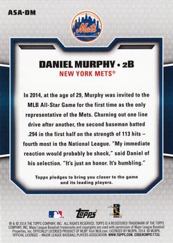 2014 Topps Update - All Star Access #ASA-DM Daniel Murphy Back