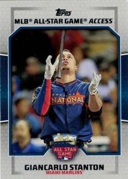 2014 Topps Update - All Star Access #ASA-GS Giancarlo Stanton Front