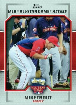 2014 Topps Update - All Star Access #ASA-MT Mike Trout Front