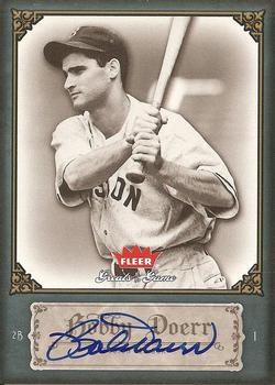 2006 Fleer Greats of the Game - Autographs #13 Bobby Doerr Front