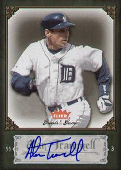 2006 Fleer Greats of the Game - Autographs #2 Alan Trammell Front