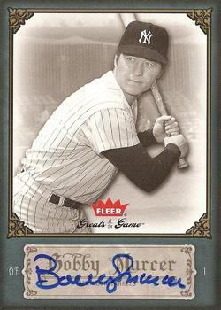 2006 Fleer Greats of the Game - Autographs #14 Bobby Murcer Front