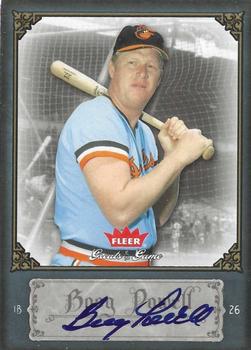 2006 Fleer Greats of the Game - Autographs #15 Boog Powell Front