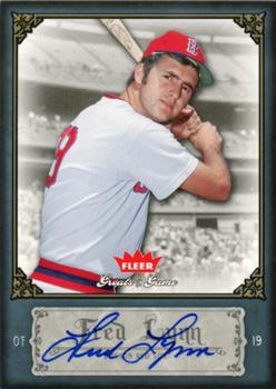 2006 Fleer Greats of the Game - Autographs #37 Fred Lynn Front