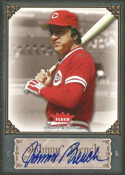 2006 Fleer Greats of the Game - Autographs #54 Johnny Bench Front