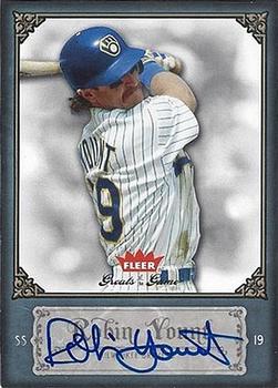 2006 Fleer Greats of the Game - Autographs #76 Robin Yount Front