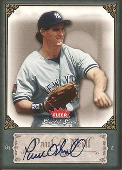 2006 Fleer Greats of the Game - Autographs #70 Paul O'Neill Front