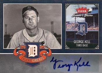 2006 Fleer Greats of the Game - Tigers Greats Autograph #DET-GK George Kell Front