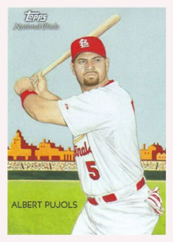 2010 Topps National Chicle #1 Albert Pujols Front