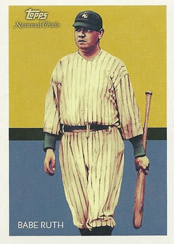 2010 Topps National Chicle #255 Babe Ruth Front