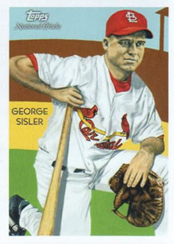 2010 Topps National Chicle #286 George Sisler Front