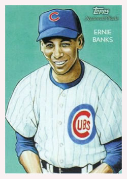2010 Topps National Chicle #296 Ernie Banks Front