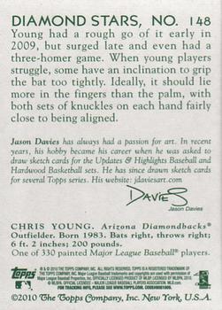 2010 Topps National Chicle #148 Chris Young Back