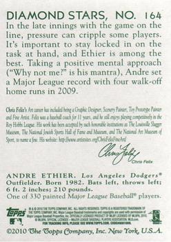 2010 Topps National Chicle #164 Andre Ethier Back