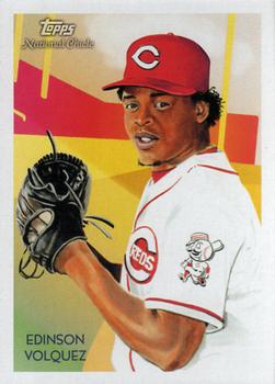 2010 Topps National Chicle #203 Edinson Volquez Front