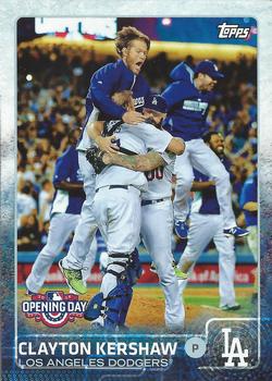 2015 Topps Opening Day #40 Clayton Kershaw Front